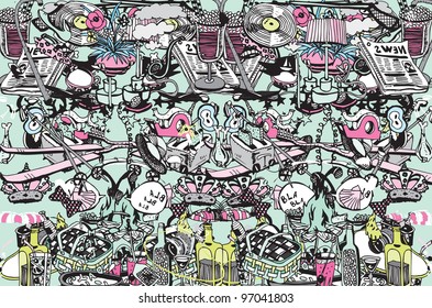 Abstract Holiday Party Background (vector)