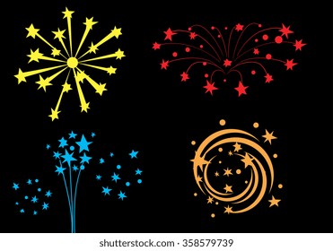 Abstract holiday vector background 