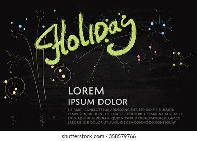 Abstract holiday vector background 