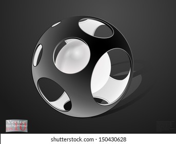 Abstract hollow sphere