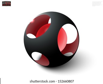 Abstract hollow spheres, eps 10