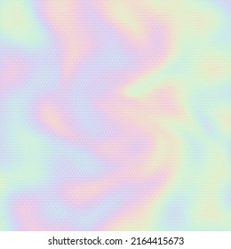 Abstract hologram background with halftone dots overlay