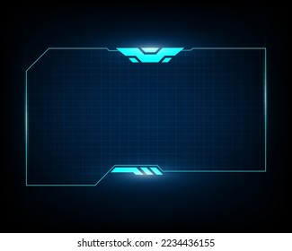 abstract hologram frame template design background screen science
