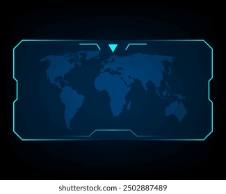 Fondo de diseño de Plantilla de marco de holograma abstracto