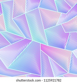 Abstract hologram geometric pattern