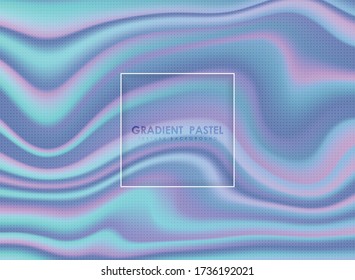 Abstract hologram gradient mesh color with halftone design background. Decorate for ad, poster, template design, print, presentation. illustration vector eps10