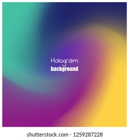 Abstract holographic background