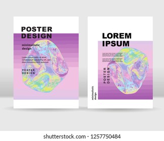 Abstract holographic background. It can be used for posters, cards, flyers, brochures, magazines and any kind of cover. EPS 10. Vector illustration