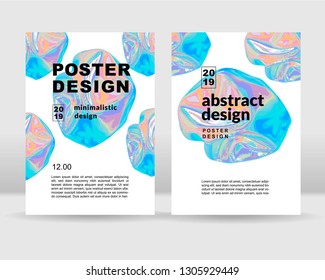 The abstract holographic background. It can be used for posters, cards, flyers, brochures, magazines and any kind of cover. EPS 10
