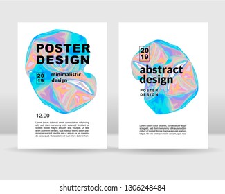 The abstract holographic background. It can be used for posters, cards, flyers, brochures, magazines and any kind of cover. EPS 10