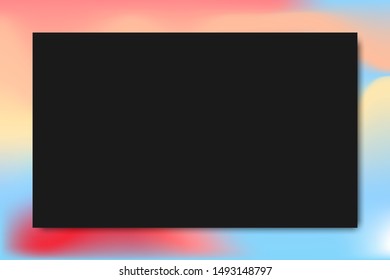 Abstract holographic background with design space. Vector illustration. Holographic Foil. Wonderful magic background. Iridescent art.