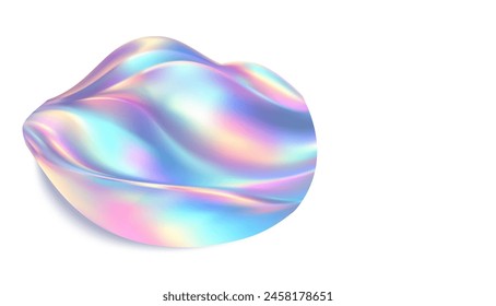 Abstract holographic background. Holographic foil. Vector illustration.