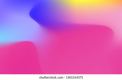 Abstract Holographic Background in pastel neon color design. Blurred wallpaper. Vector illustration for your modern style trends 80s 90s background for creative design