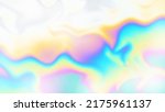 Abstract holographic background with place for text, copy space. Oil spill effect background. Not trace, include mesh gradient. Vector EPS10