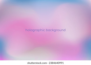 Abstract, holographic background for project design. Vector graphics