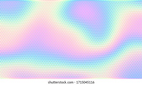 Abstract holographic background. RGB. Global colors. One line gradient used