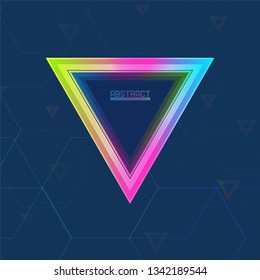 Abstract holographic background. Vaporwave style concept for your design 