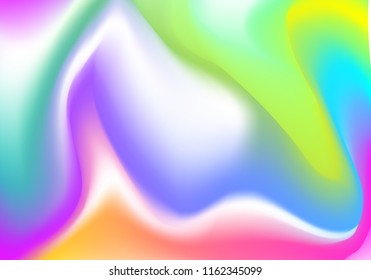 Abstract holographic background. Vector illustration. Design template.