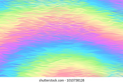 Abstract holographic background with waves pattern. RGB. Eps8. Global colors One line gradient