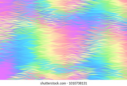 Abstract holographic background with waves pattern. RGB. Eps8. Global colors One line gradient