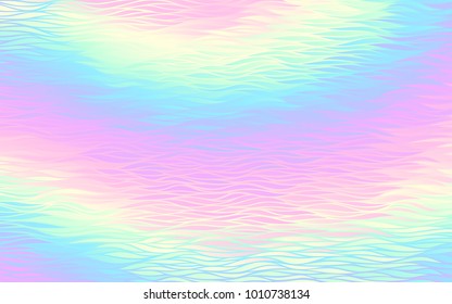 Abstract holographic background with waves pattern. RGB. Eps8. Global colors One line gradient