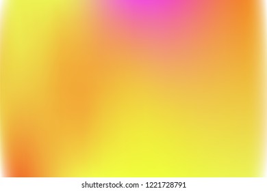 Abstract holographic colorful yellow background. Trendy rainbow texture. EPS10 vector.