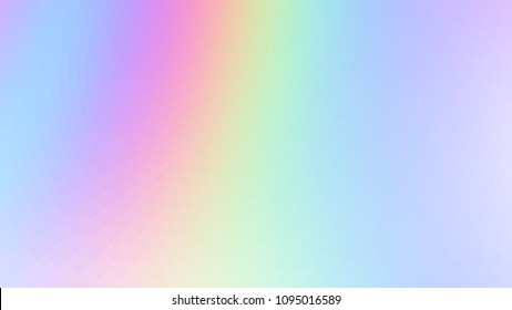 Abstract holographic colors composition with squares. Optical illusion of blur effect. Place for text. Vector EPS10 background for presentation, flyer, poster. Digitally wallpaper.