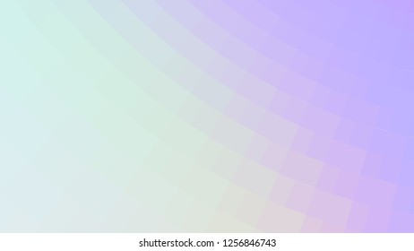Abstract holographic colors composition with squares. Optical illusion of blur effect. Place for text. Vector EPS10 background for presentation, flyer, poster. Digitally wallpaper. 16 : 9