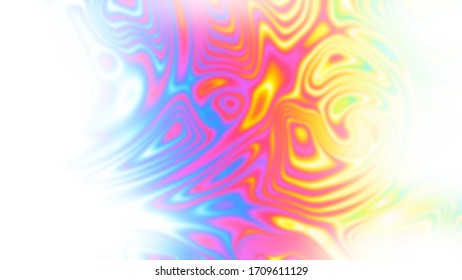 Abstract holographic distortions. Air background with trendy multicolor gradation. Blurry illustration, beautiful trendy gradient with copy space. Vector EPS10, not trace image, include mesh gradient