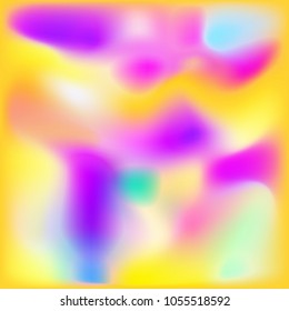 Abstract holographic foil background. Vector illustration. 