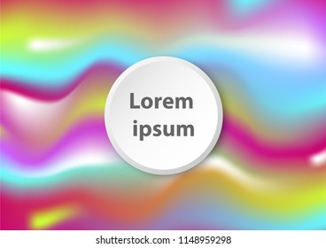 abstract holographic foil texture with vector design.Blurred focus background