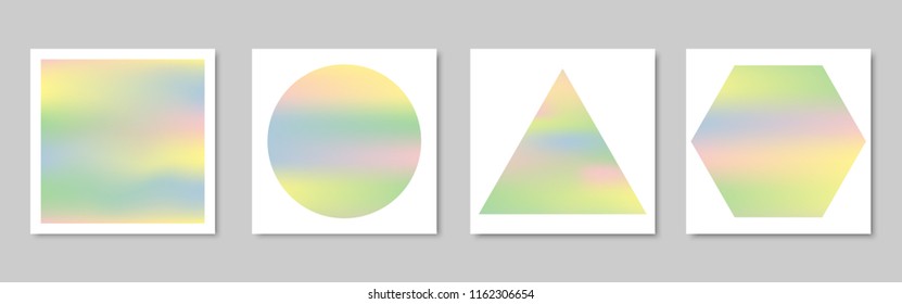 abstract holographic foil texture with vector design.Blurred focus background