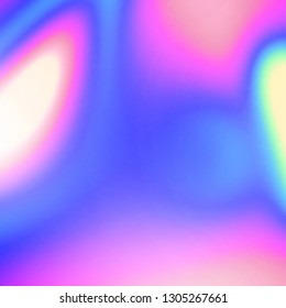 Abstract holographic iridescent composition. Background for banner, headline, presentation, corporate identity, flyer, poster, cover backdrop, wallpaper. Vector EPS10 not trace, include mesh gradient