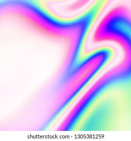 Abstrakte holografische irisierende Komposition. Hintergrund für Banner, Überschrift, Präsentation, Corporate Identity, Flyer, Poster, Deckenhintergrund, Bildschirmhintergrund. Vektorgrafik EPS10 ohne Leiterbahn, einschließlich Maschengradientenverlauf