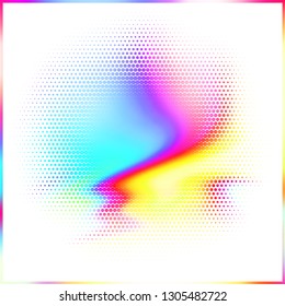 Abstract holographic iridescent composition. Background for banner, headline, presentation, corporate identity, flyer, poster, cover backdrop, wallpaper. Vector EPS10 not trace, include mesh gradient