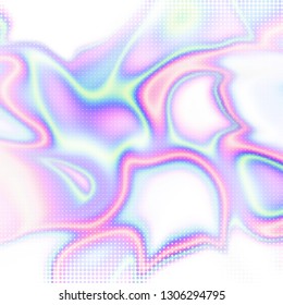 Abstract holographic iridescent composition. Background for banner, headline, presentation, corporate identity, flyer, poster, cover backdrop, wallpaper. Vector EPS10 not trace, include mesh gradient
