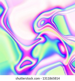 Abstract holographic iridescent composition. Background for banner, headline, presentation, corporate identity, flyer, poster, cover backdrop, wallpaper.  