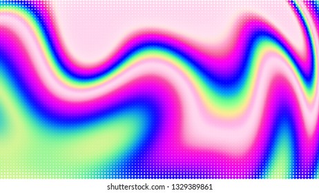 Abstract holographic iridescent composition. Background for banner, headline, presentation, corporate identity, flyer, poster, cover backdrop, wallpaper. Vector EPS10 not trace, include mesh gradient