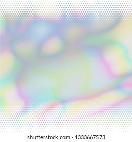 Abstract holographic iridescent composition. Background for banner, headline, presentation, corporate identity, flyer, poster, cover backdrop, wallpaper. Vector EPS10 not trace, include mesh gradient