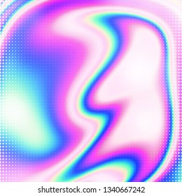 Abstract holographic iridescent composition. Background for banner, headline, presentation, corporate identity, flyer, poster, cover backdrop, wallpaper. Vector EPS10 not trace, include mesh gradient