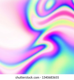 Abstract holographic iridescent composition. Background for banner, headline, presentation, corporate identity, flyer, poster, cover backdrop, wallpaper. Vector EPS10 not trace, include mesh gradient