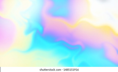 Abstract holographic iridescent composition. Background for banner, headline, presentation, corporate identity, flyer, poster, cover backdrop, wallpaper. Vector EPS10 not trace, include mesh gradient