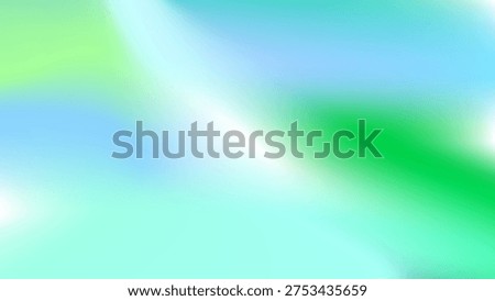 Abstract holographic mesh gradient background in vibrant lime green, turquoise, and soft blue colors for modern digital designs.