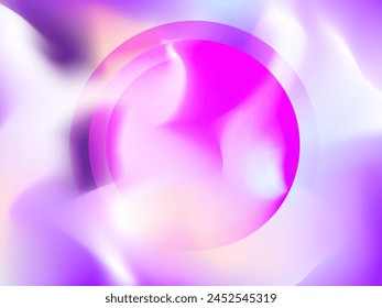 Abstract Holographic Spectrum 03 with Circle is a captivating masterpiece, its neon hues dancing in harmony to create an otherworldly spectrum. At its core, a luminous circular halo adds enchantment, 