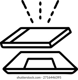 Abstractas tableta holográfica flotando en un concepto de espacio de trabajo minimalista limpio como una elegante tableta brillante flota en el aire con una interfaz de usuario holográfica brillante sobre un escritorio moderno. La tableta muestra visualizaciones de datos que simbolizan el dominio y la innovación. El fondo incluye sutiles senderos de luz para un movimiento dinámico. Espacio de copia en el lado en el concepto de stock de fotos, espacio de copia para publicidad o Anuncio con foto realista como detalle de alta calidad --ar 7:2