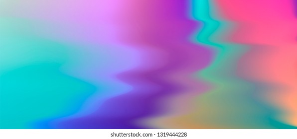 Abstract holographic vector background with rosy stains. Beautiful elegant texture for design.