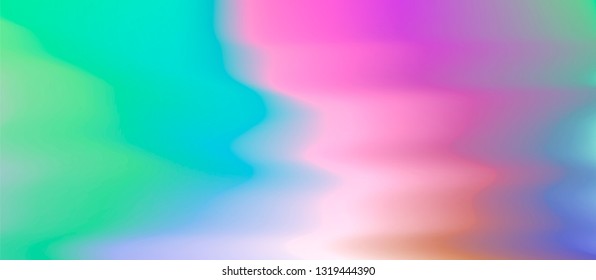 Abstract holographic vector background with rosy stains.