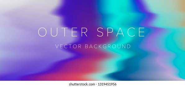 Abstract holographic vector background with rosy stains. Beautiful elegant texture for design.