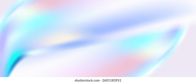 Abstract  holographic wave.Flow iridescent fluid.Dynamic spectrum ribbon.