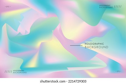 Resumen Olas Holográficas Colores De Vela Negra Papel De Fondo De Fondo